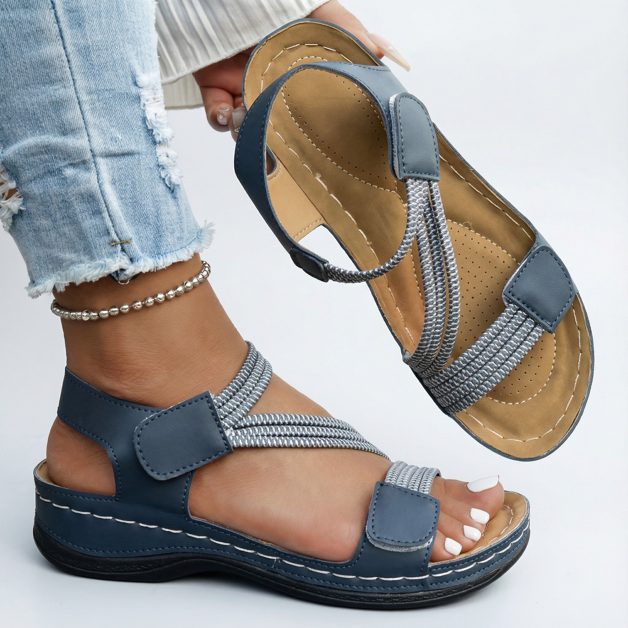 Sandali Ortopedici Donna Juanita: Comfort e Stile per Passeggiate Estive 0