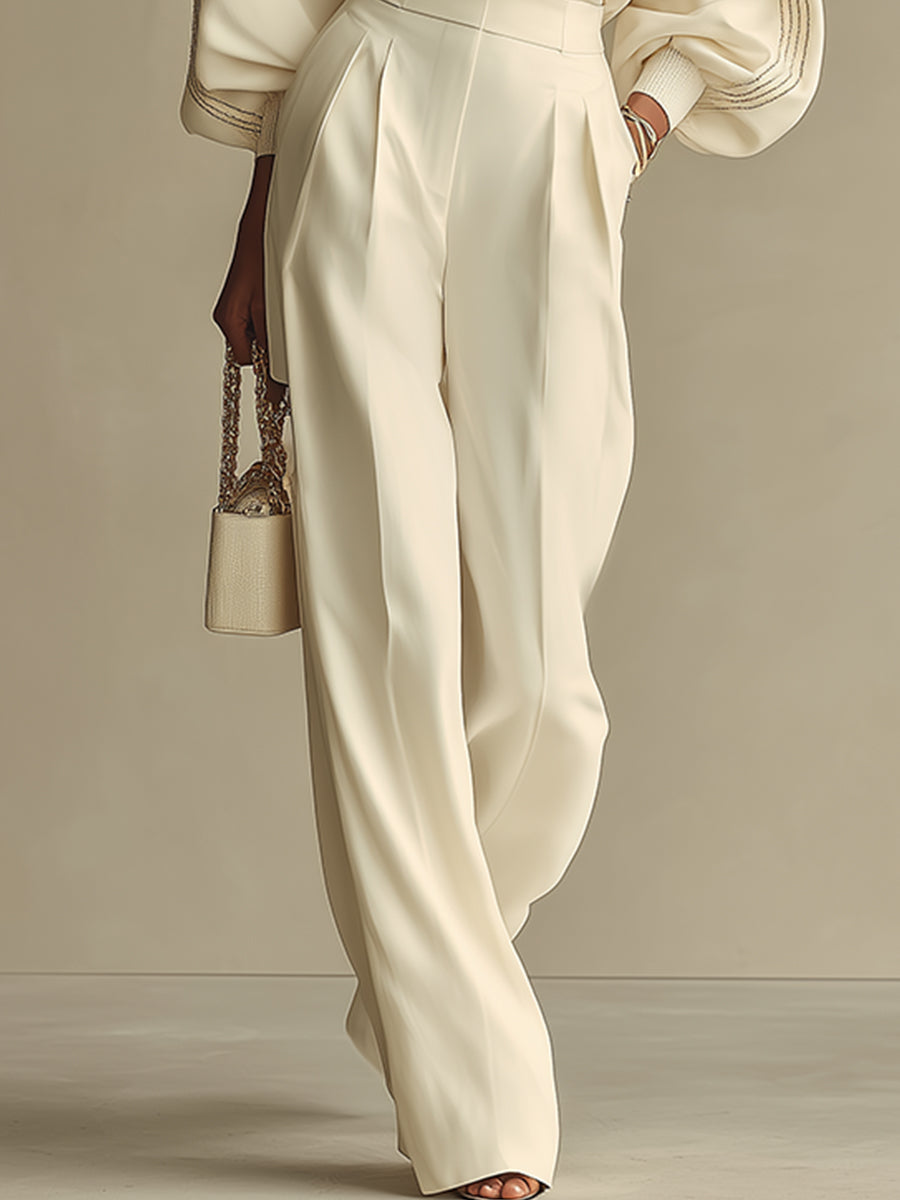 Set a Coste con Pantaloni Ampi: Comfort Elegante per Ogni Occasione 2