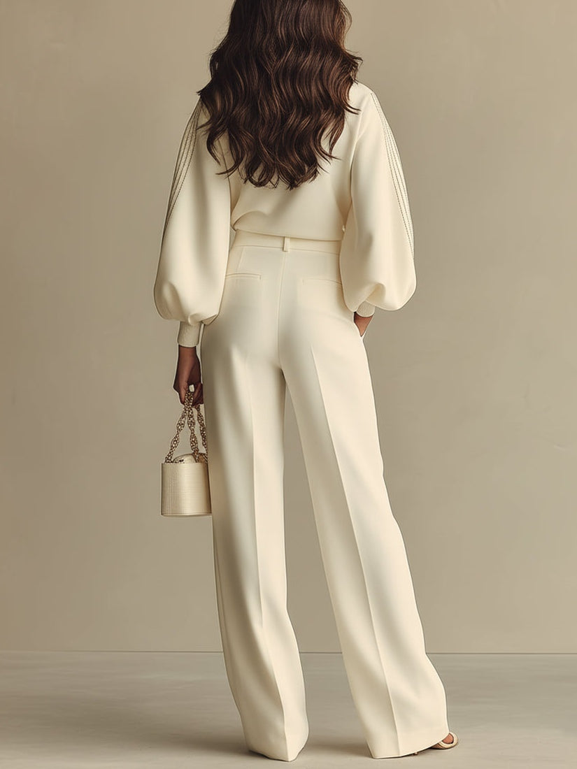 Set a Coste con Pantaloni Ampi: Comfort Elegante per Ogni Occasione 3