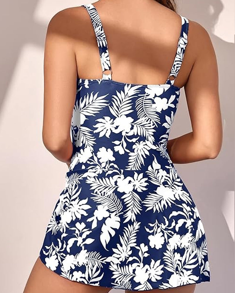 FIORA – Vestito Corto Donna con Stampa Floreale
