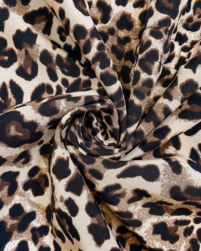 MARTINE - Cappotto Reversibile Con Cappuccio e Stampa Leopardata