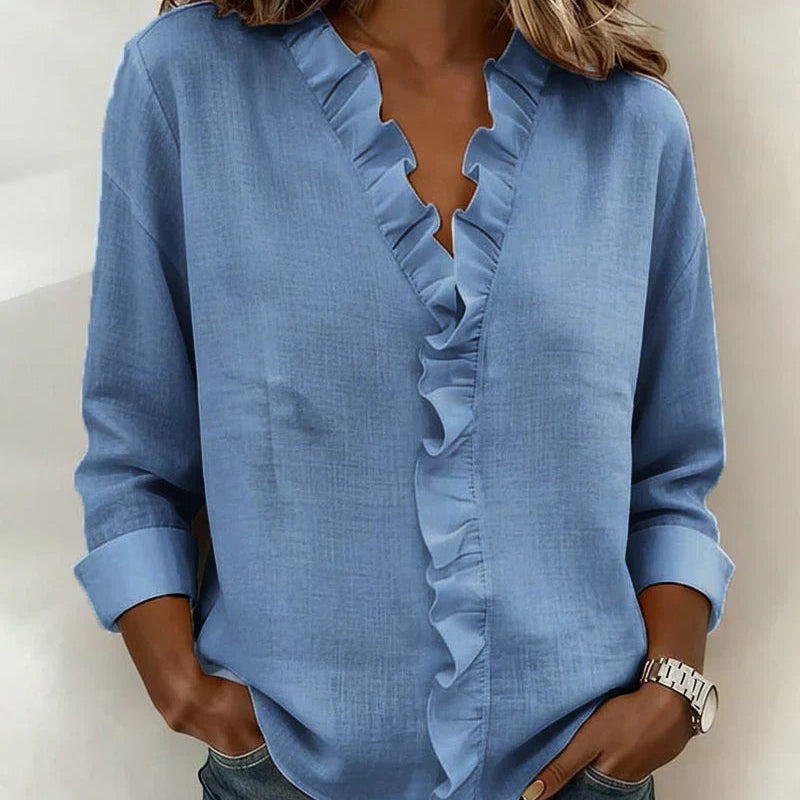 RIMINI – Blusa Donna con Ruches Frontali