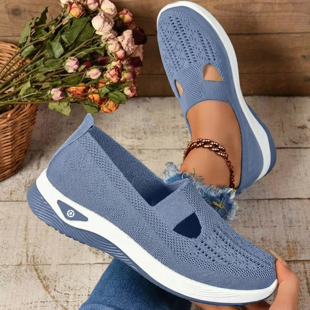 NADIA – Sneakers Donna Slip-On in Mesh Traspirante