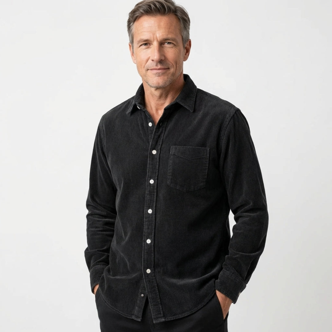 Gio – Camicia Uomo in Velluto a Coste