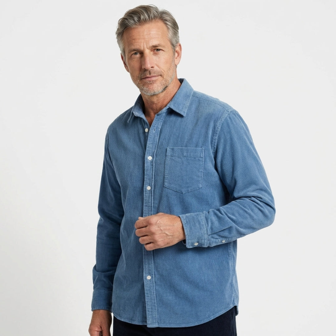Gio – Camicia Uomo in Velluto a Coste