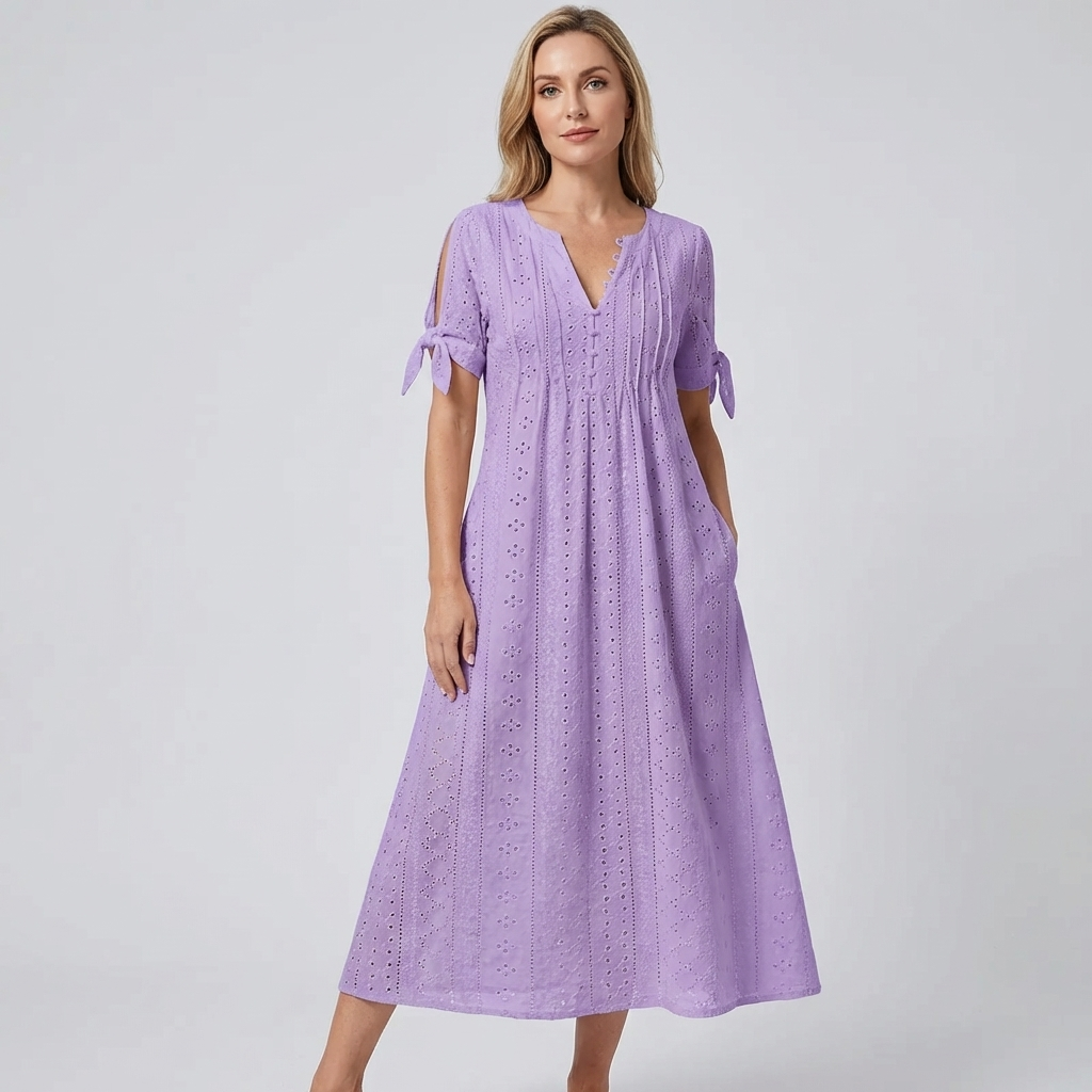ALICE – Vestito Donna Midi in Sangallo